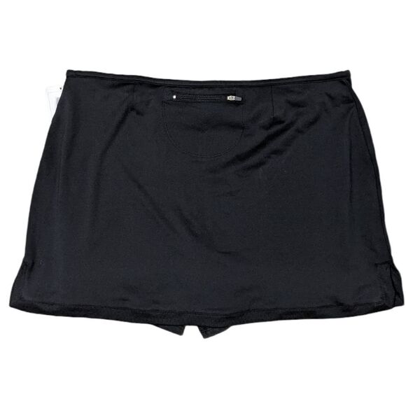 NWT C9 CHAMPION Black Athletic Skort Tennis Skirt L - Picture 3 of 5